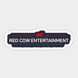 Red Cow Website Logo Sticker